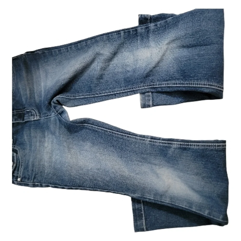 Justice, Blue Denim Kids Jeans, Size 10